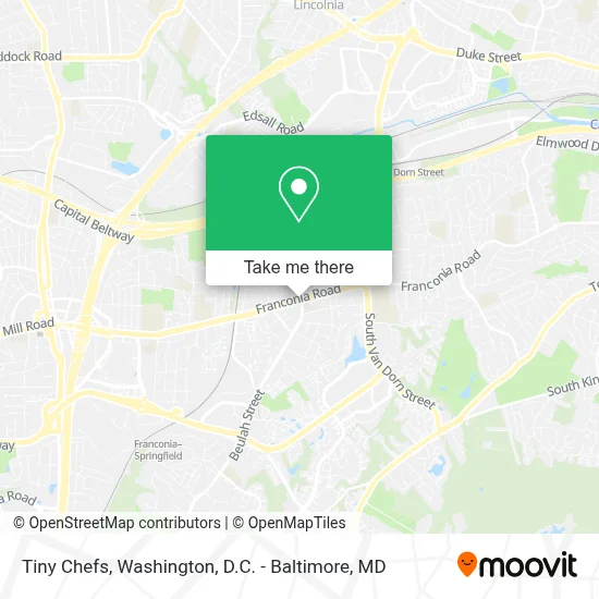 Tiny Chefs map