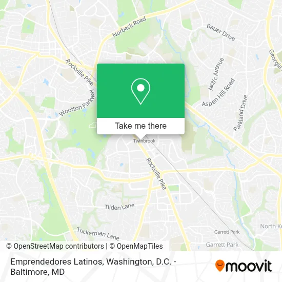 Emprendedores Latinos map