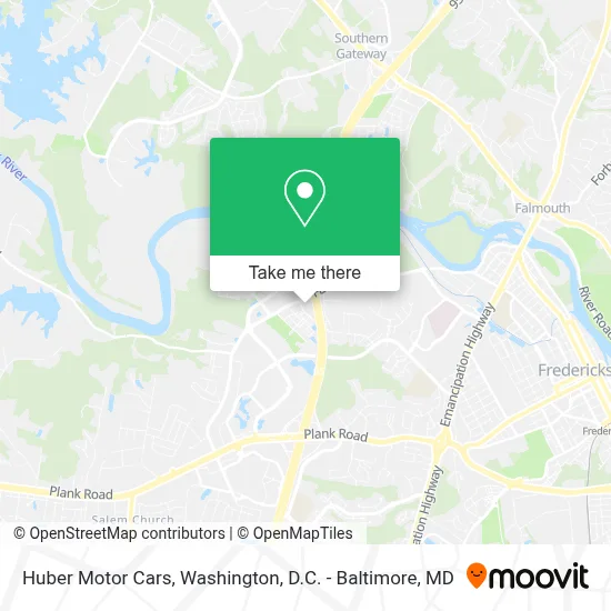 Huber Motor Cars map