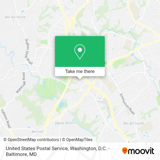 United States Postal Service map