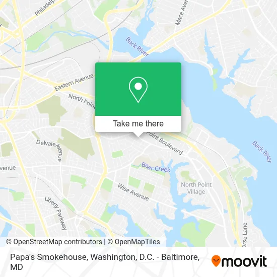 Papa's Smokehouse map