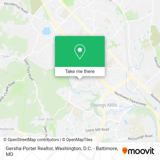 Gersha Porter Realtor map