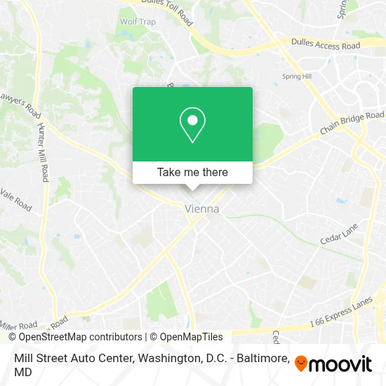 Mill Street Auto Center map