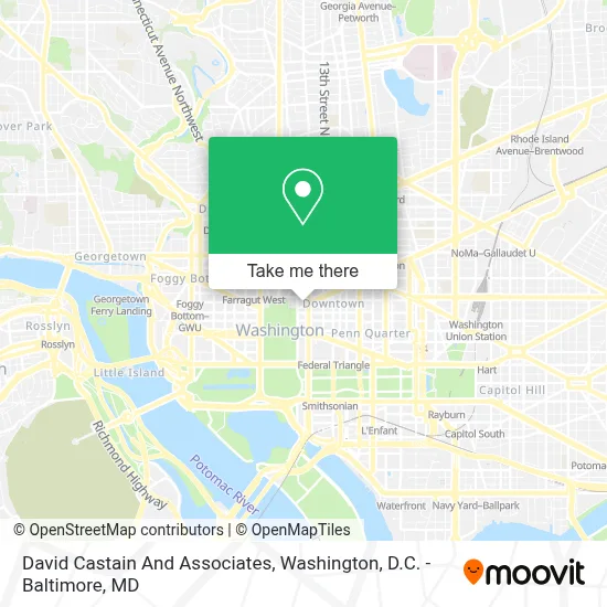 David Castain And Associates map