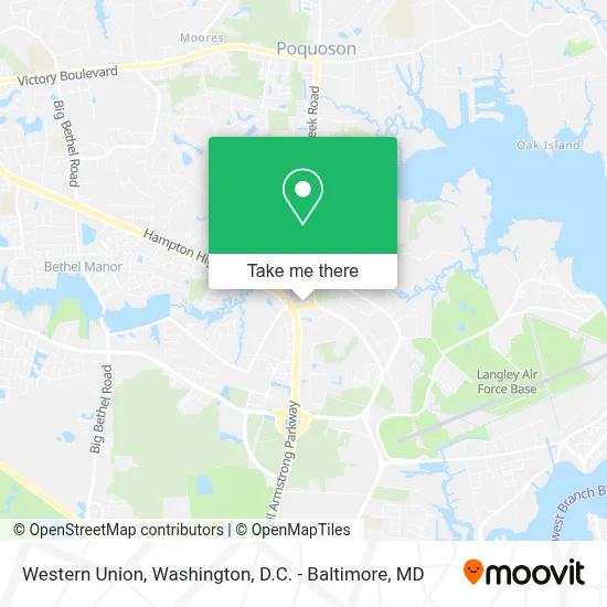 Western Union map