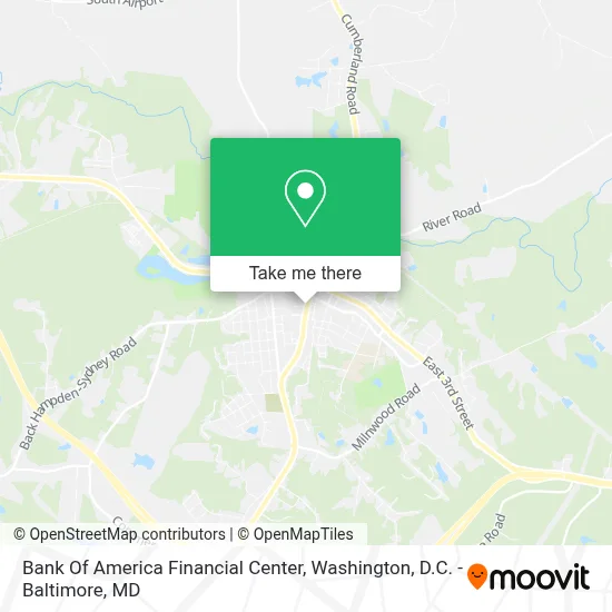 Bank Of America Financial Center map