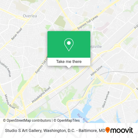 Studio S Art Gallery map