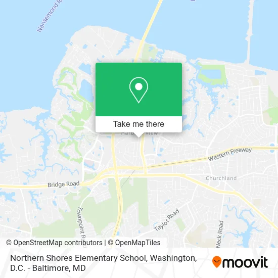 Northern Shores Elementary School map