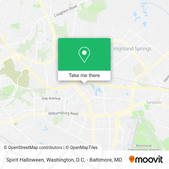 Spirit Halloween map
