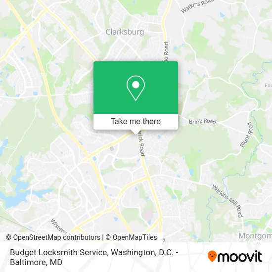 Budget Locksmith Service map