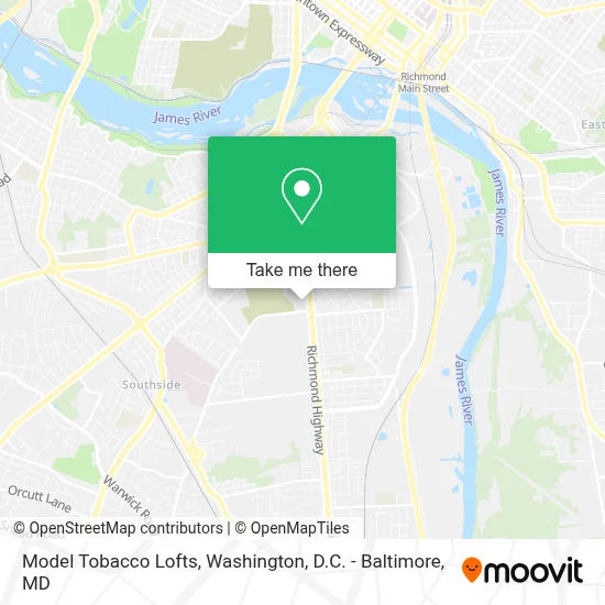Model Tobacco Lofts map