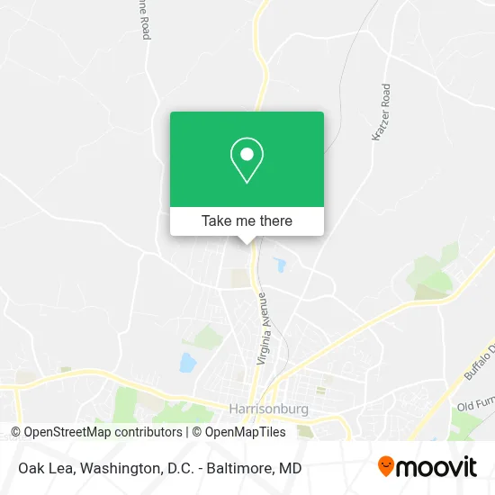 Oak Lea map