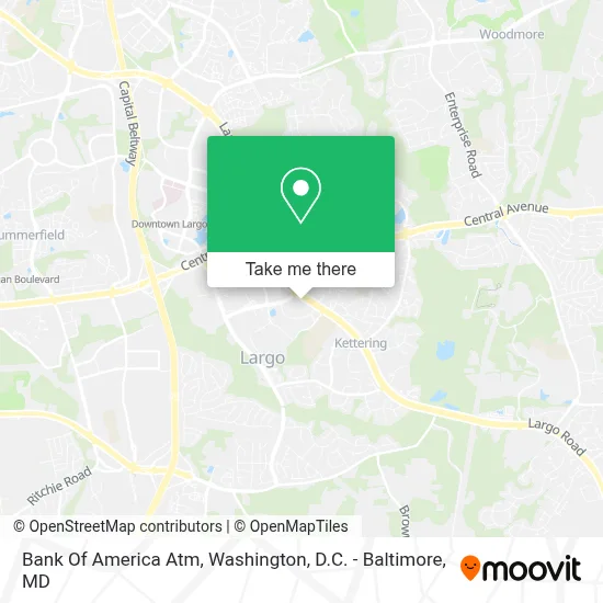 Bank Of America Atm map
