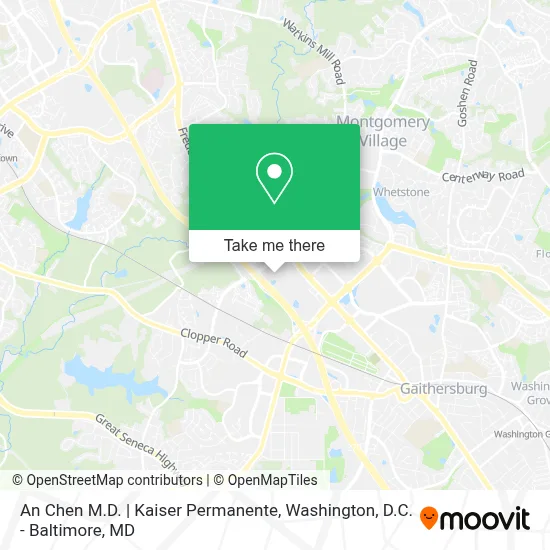 An Chen M.D. | Kaiser Permanente map
