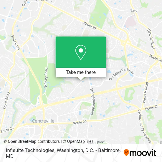 Infisuite Technologies map