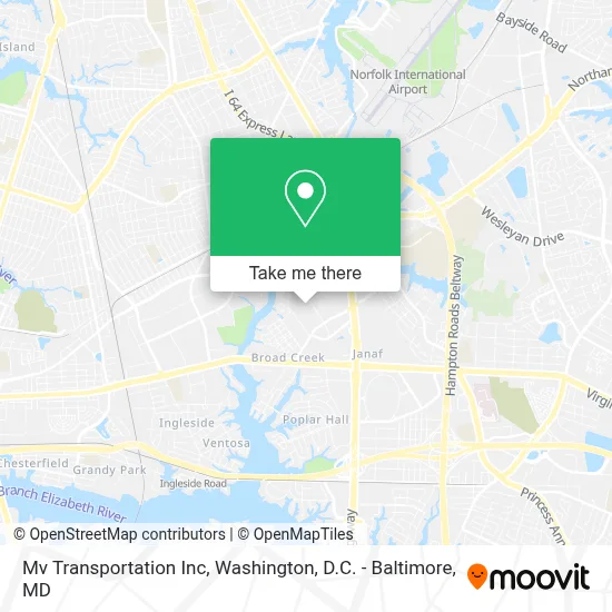Mv Transportation Inc map