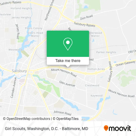 Girl Scouts map