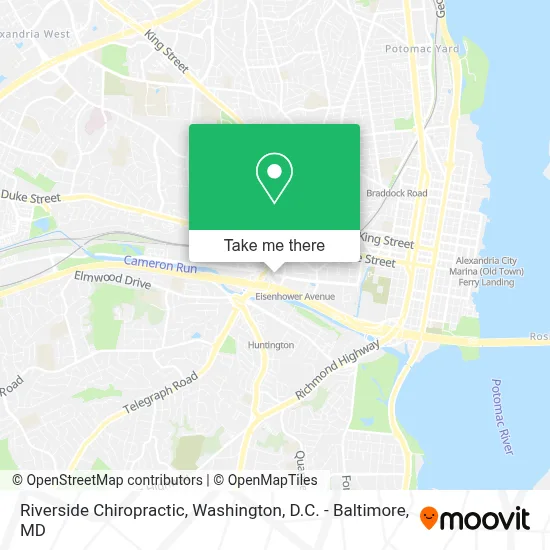 Riverside Chiropractic map
