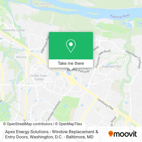 Apex Energy Solutions - Window Replacement & Entry Doors map