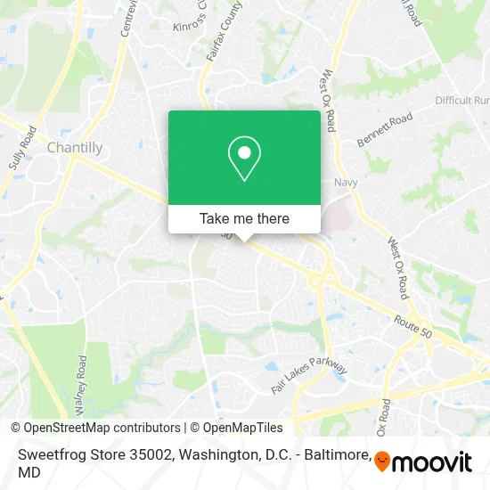 Sweetfrog Store 35002 map