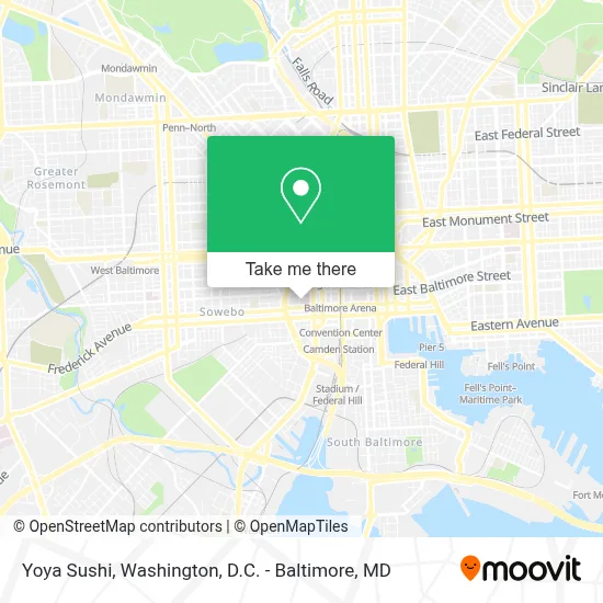 Yoya Sushi map