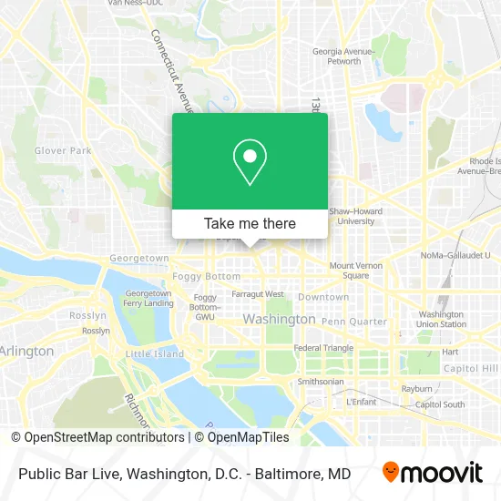 Public Bar Live map