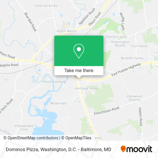 Dominos Pizza map