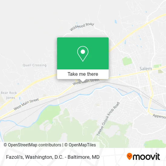 Fazoli's map