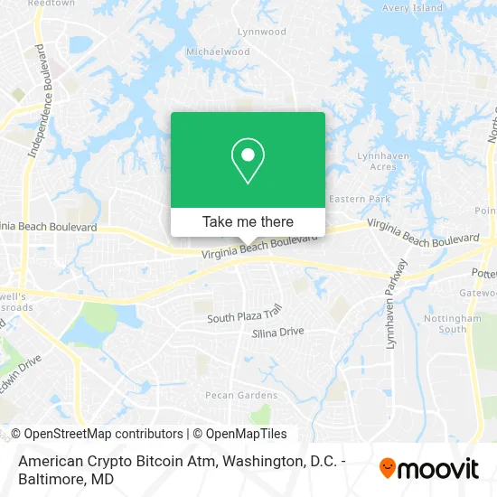 American Crypto Bitcoin Atm map