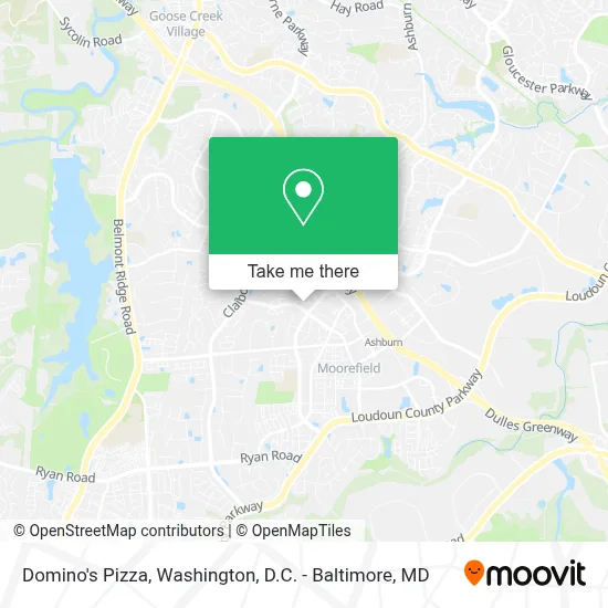 Domino's Pizza map