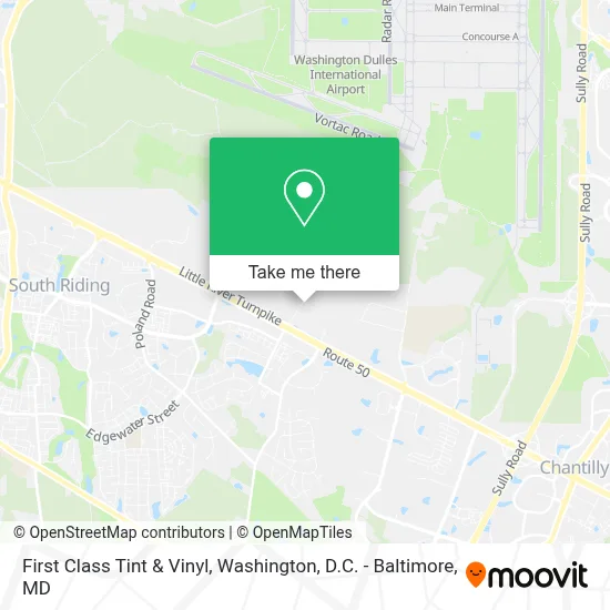 First Class Tint & Vinyl map