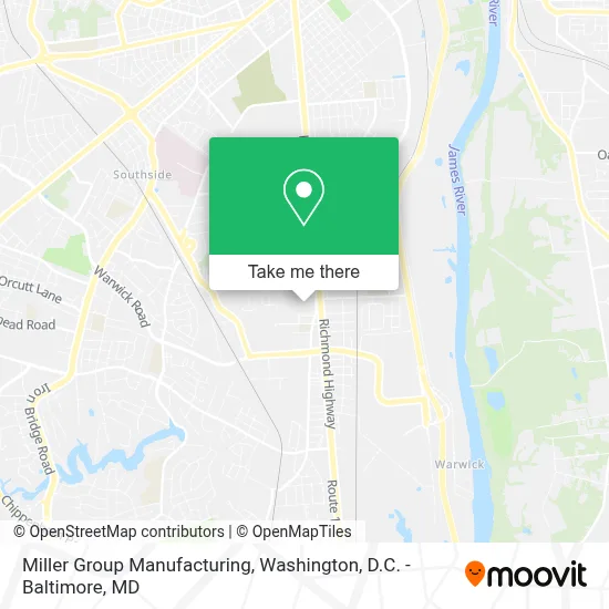 Miller Group Manufacturing map