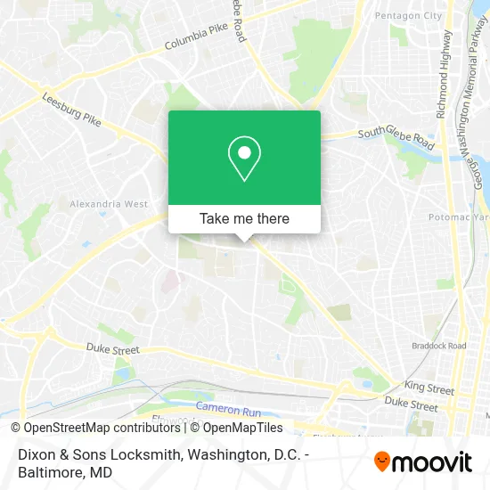 Dixon & Sons Locksmith map