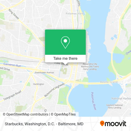 Starbucks map
