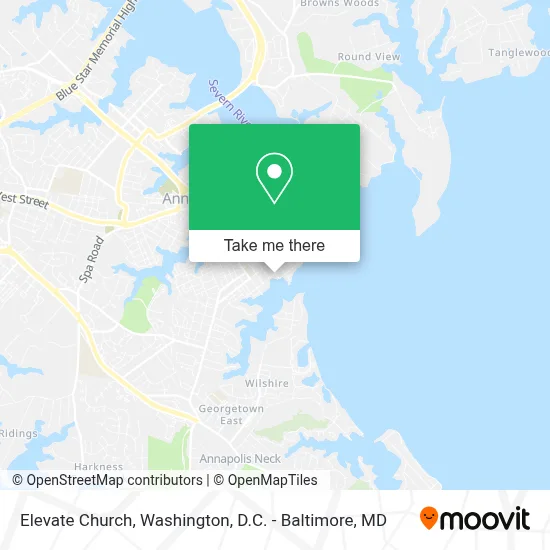 Elevate Church map