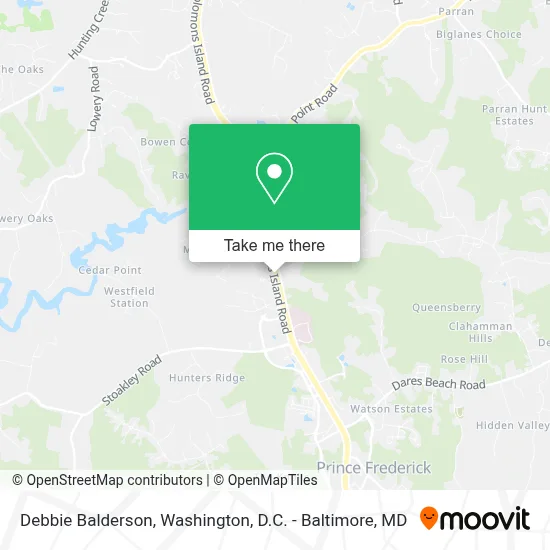 Debbie Balderson map
