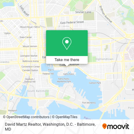 David Martz Realtor map