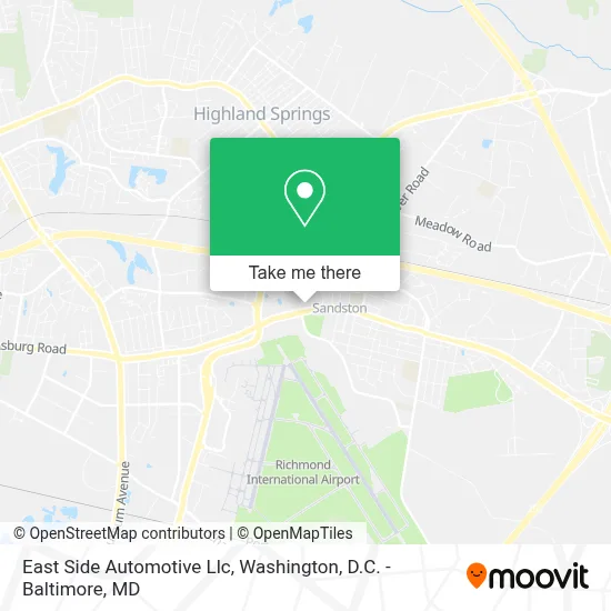 East Side Automotive Llc map