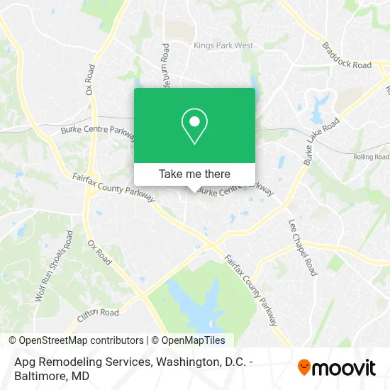 Apg Remodeling Services map
