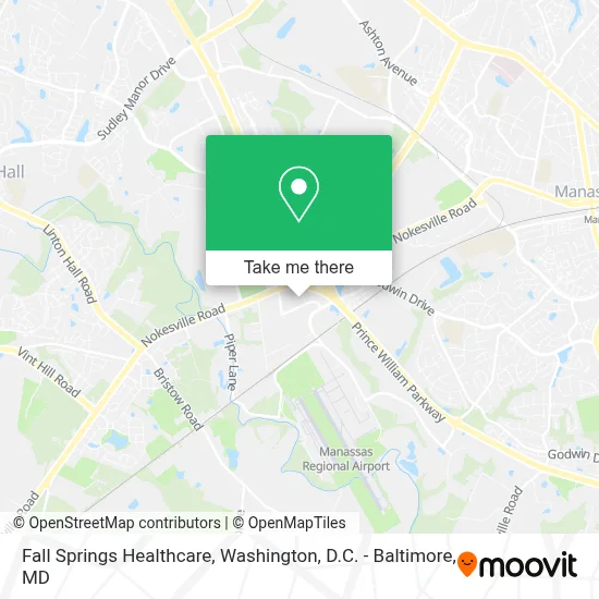 Fall Springs Healthcare map