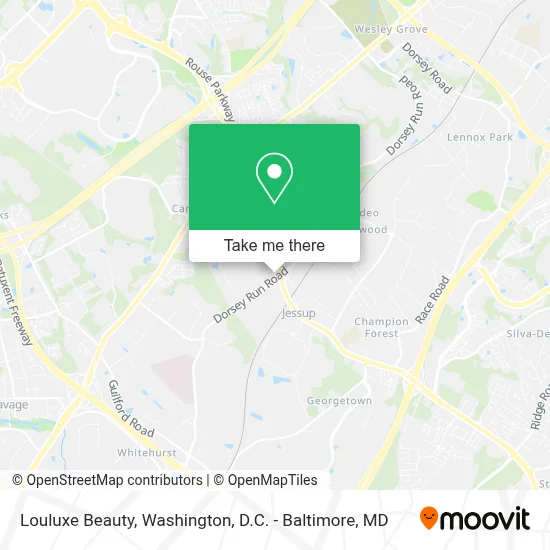Louluxe Beauty map