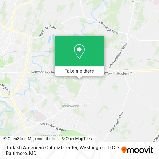 Turkish American Cultural Center map