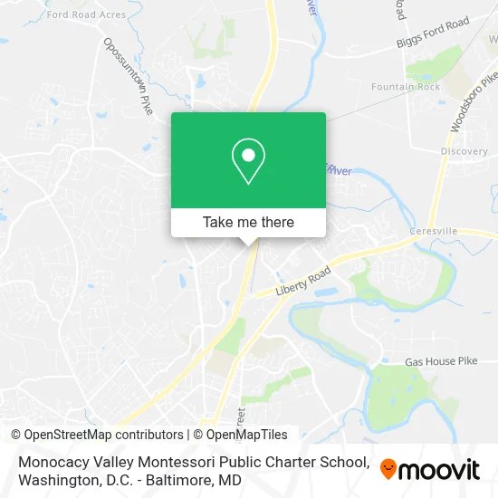 Monocacy Valley Montessori Public Charter School map