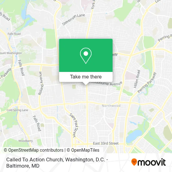 Called To Action Church map