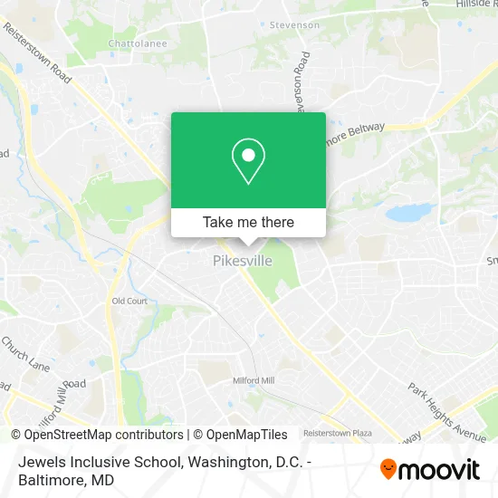Jewels Inclusive School map