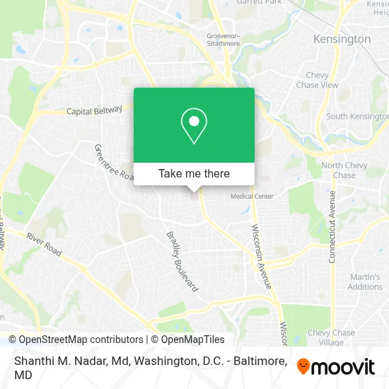 Shanthi M. Nadar, Md map