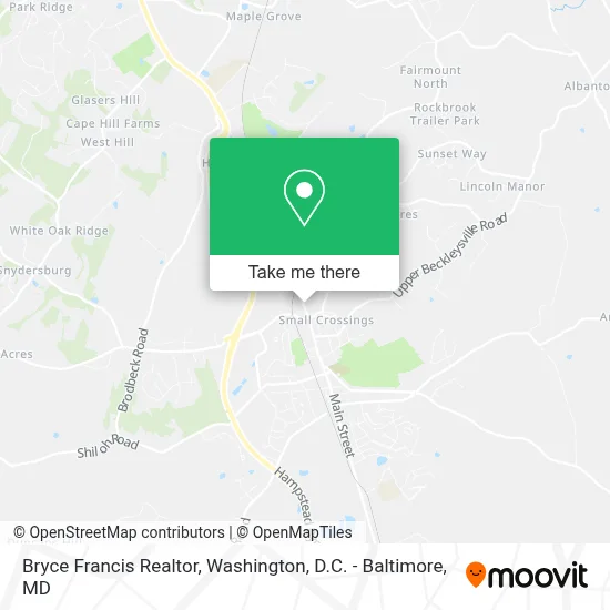 Bryce Francis Realtor map