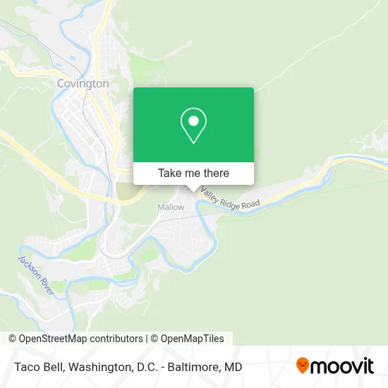 Taco Bell map