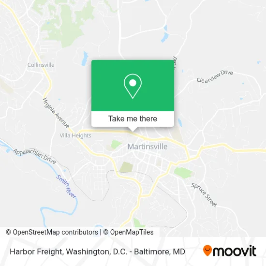 Harbor Freight map