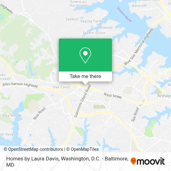 Homes by Laura Davis map